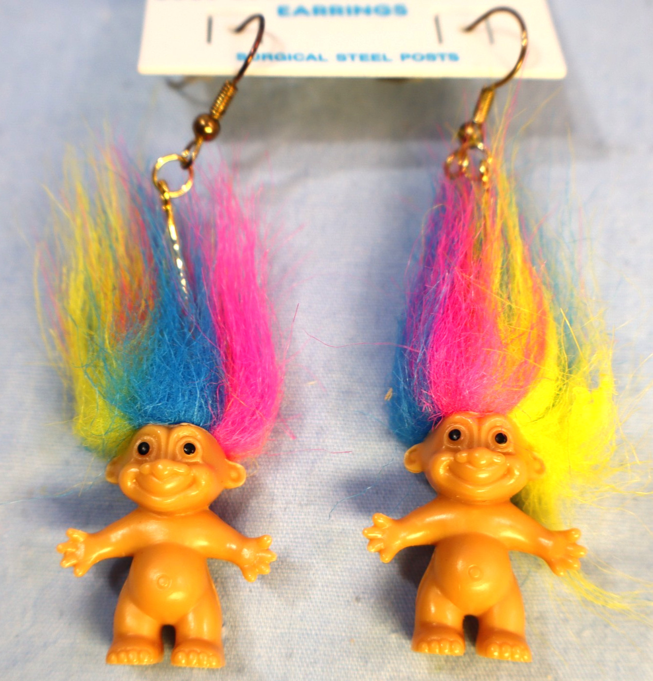 Russ Good Luck Rainbow Troll Earrings
