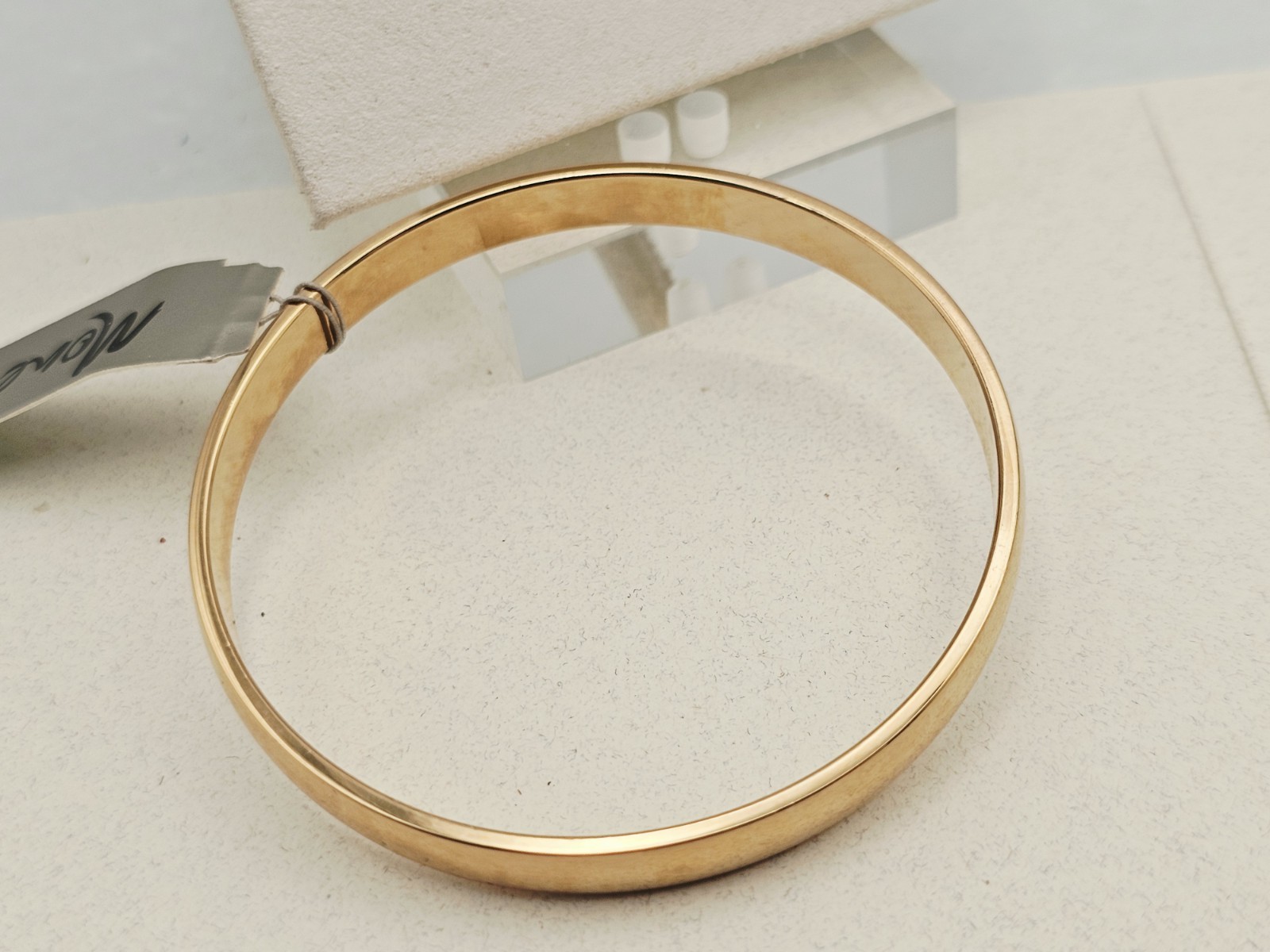 Monet Bracelet 7 3/4 ” X 1/4 ” Thick Gold