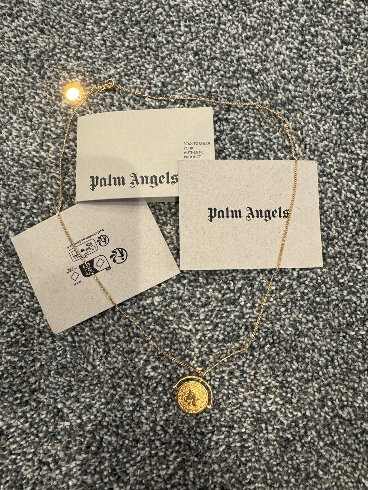 Palm Angels Monogram Chevalier Necklace
