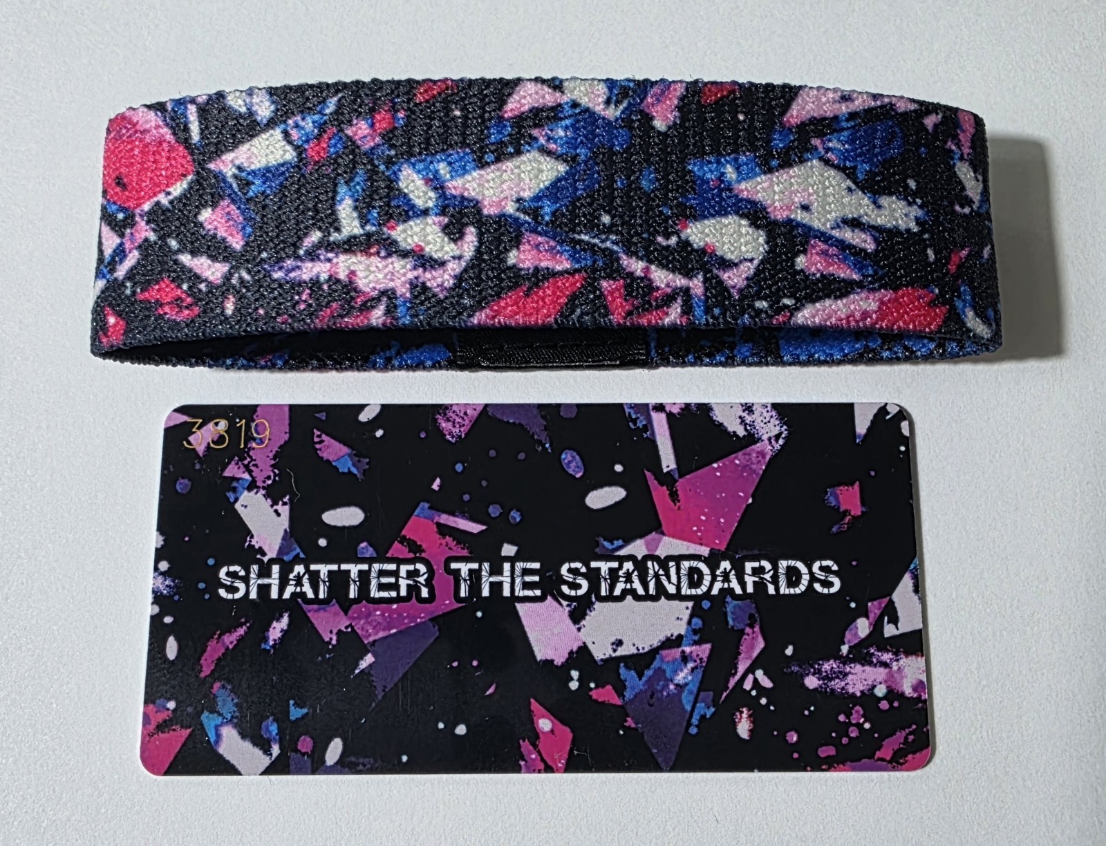 Zox Wrist Strap – LG – SHATTER THE STANDARD #3819 – Collectible, Silver