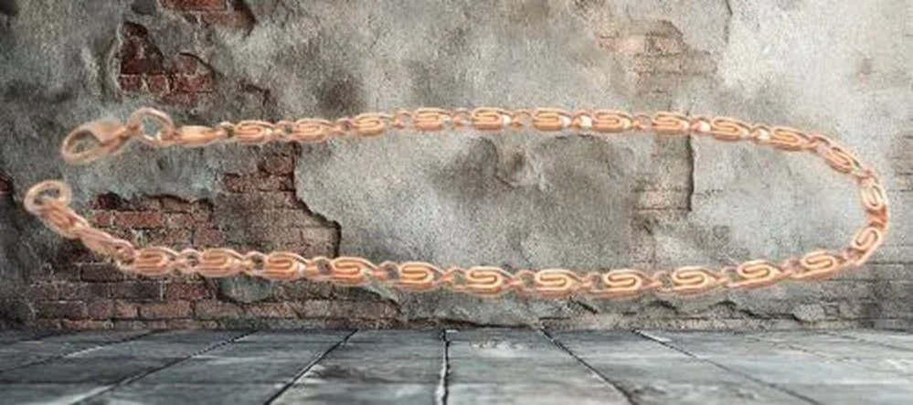 Solid Copper Anklet CA620G – 1/8 of an inch wide- Available in 8 to 11 inches.