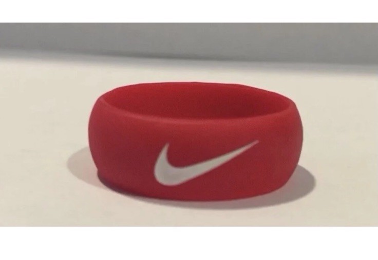 Mens Silicone 5 Ring Set Wedding Engagement Gym Sport – Men’s Size 8