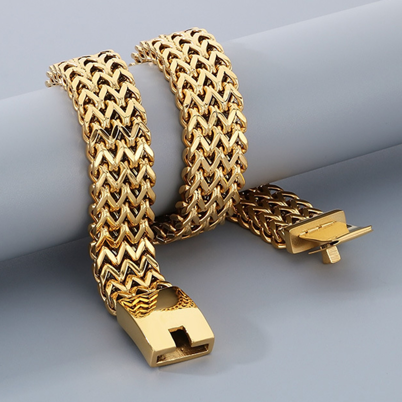 12/18/30mm New Arrival 316L Stainless Steel Franco Chain Women Choker Necklace