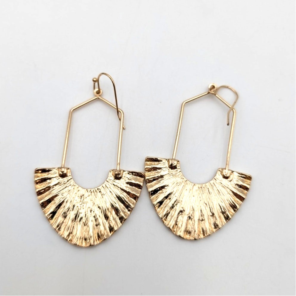 Nordstrom Women’s Gold Plated Palm Leaves Earrings Fashion Jewelry Gifts