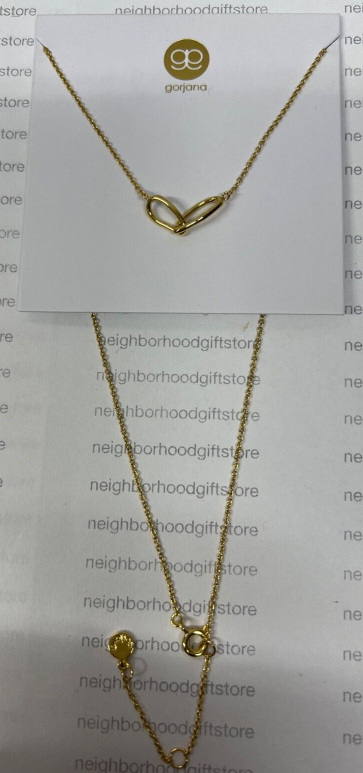 Gorjana Rowan Charm Necklace In (GOLD) B- 188-117-G NEW AUTHENTIC VIP GIFT PIC.