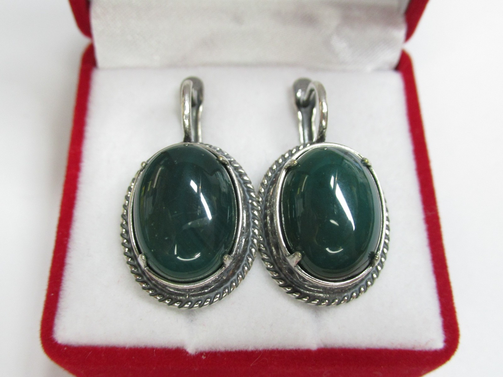 Earrings modern costume jewelry, brass, silver plated, weight 8,19
