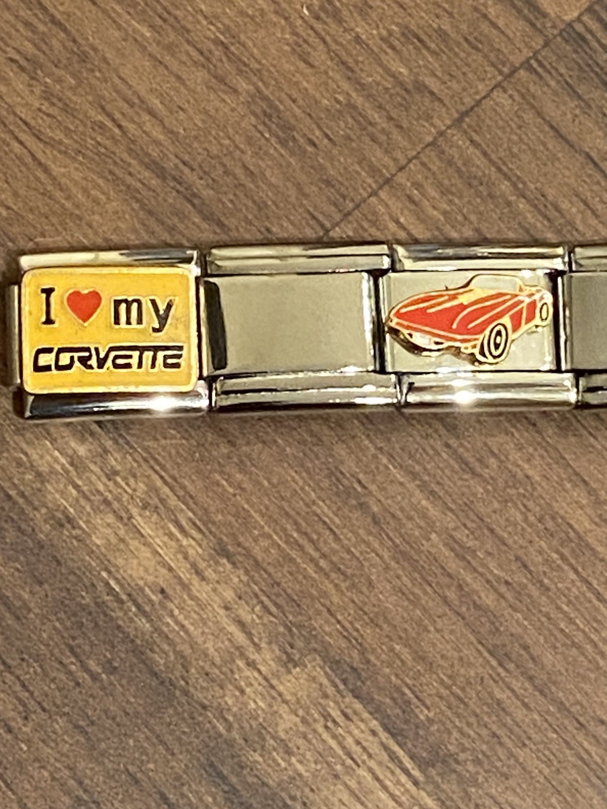 20 Charm ❤️ My Corvette *Completed Bracelet * Italian Charm New