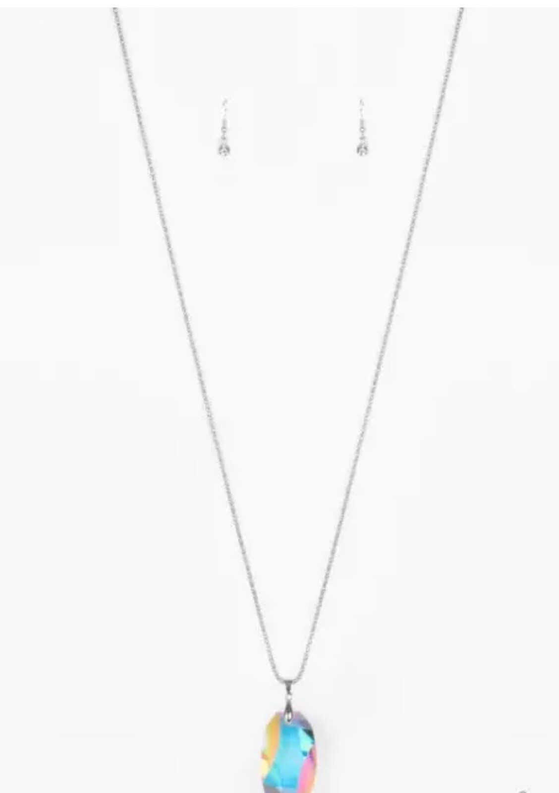 Paparazzi Jewelry “Gemstone Grandeur” Multi Iridescent Necklace and Earrings