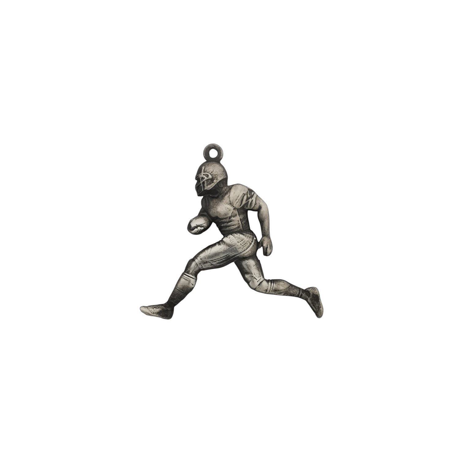 American Football Pendant – Gold-Plated 925 Silver Sports Necklace for Players