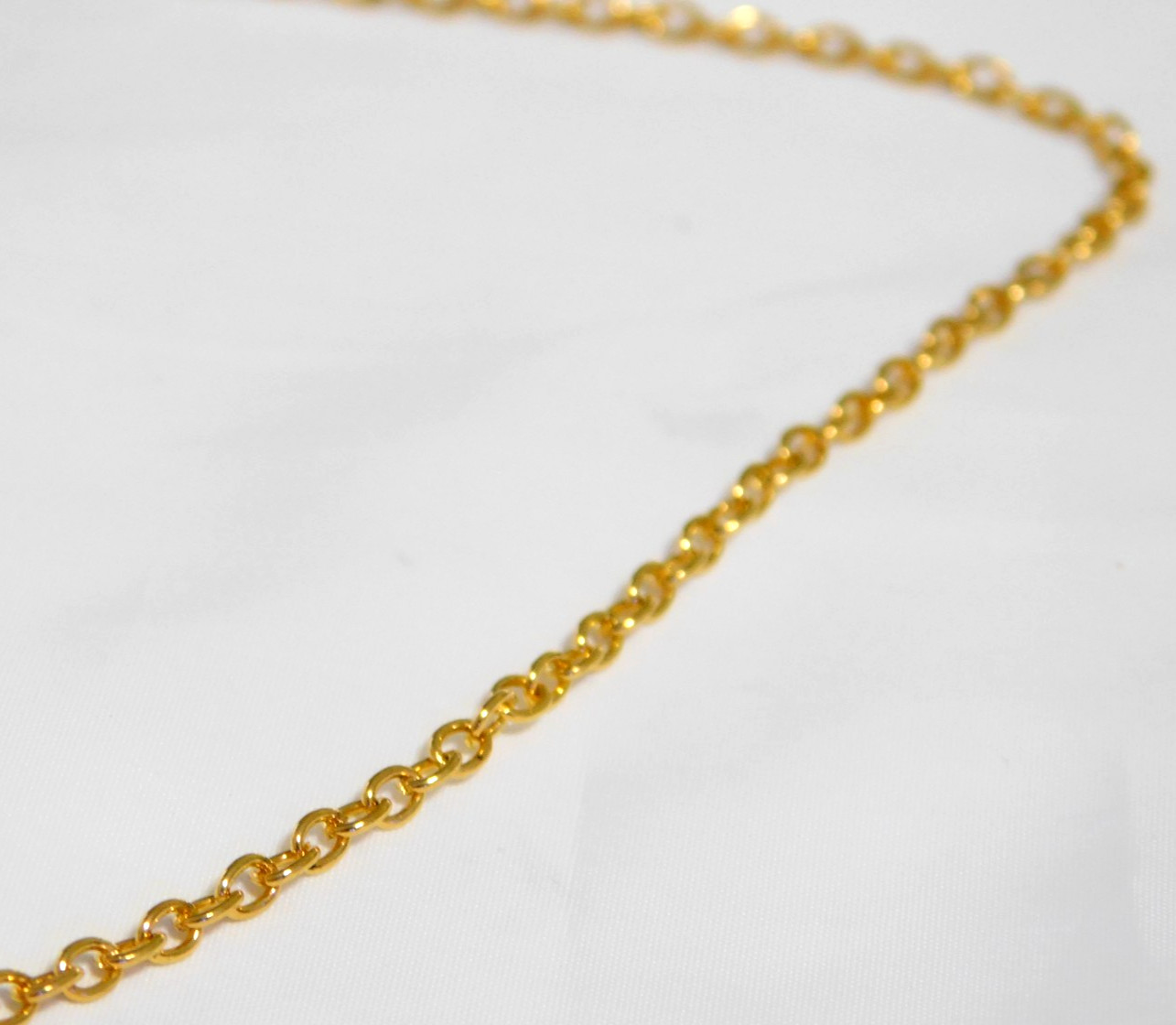 Gold Tone Angel Number 444 Necklace N537