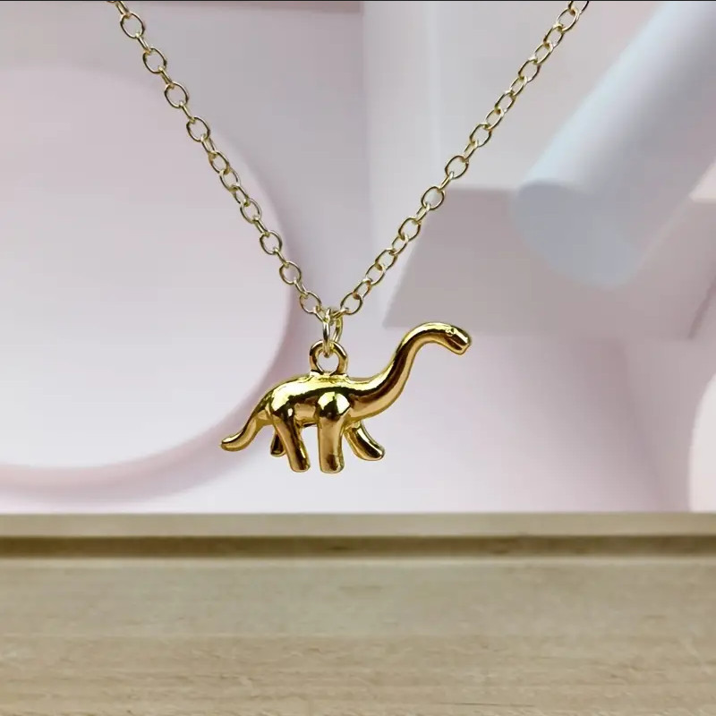 Dinosaur Jewelry Prehistoric Jurassic Animal Pendant Necklace