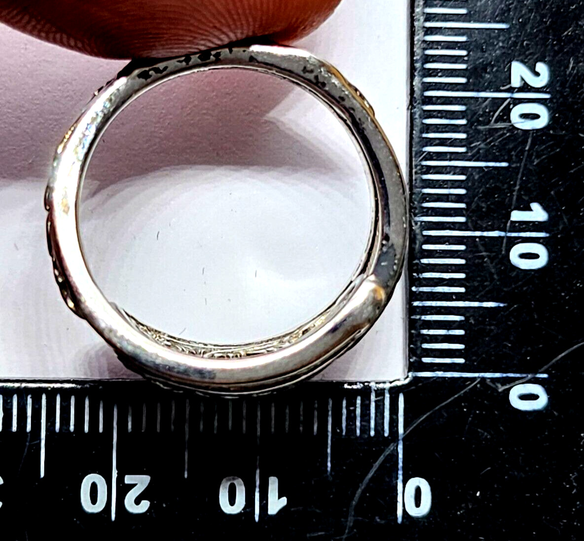 Daisy Flower Ring Spoon Wrap Round Adjustable s925 Silver Ring Metal Jewellery