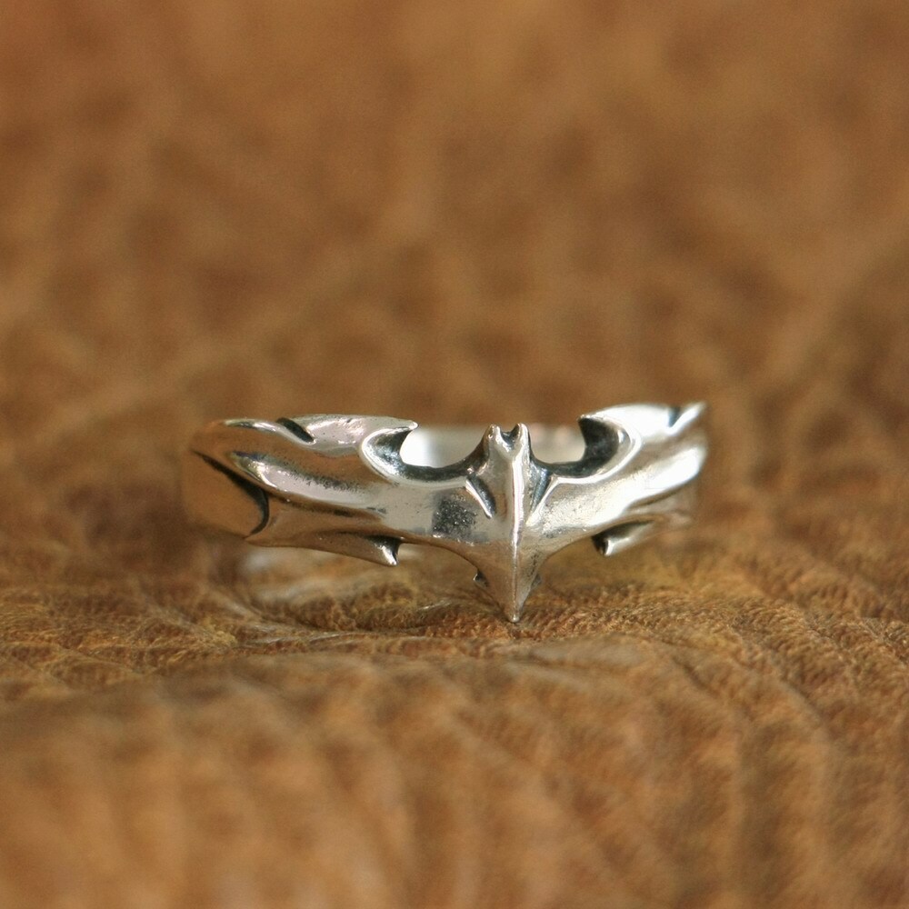 Charms Bat 925 Sterling Silver Ring TA111A US Size 7 to 15