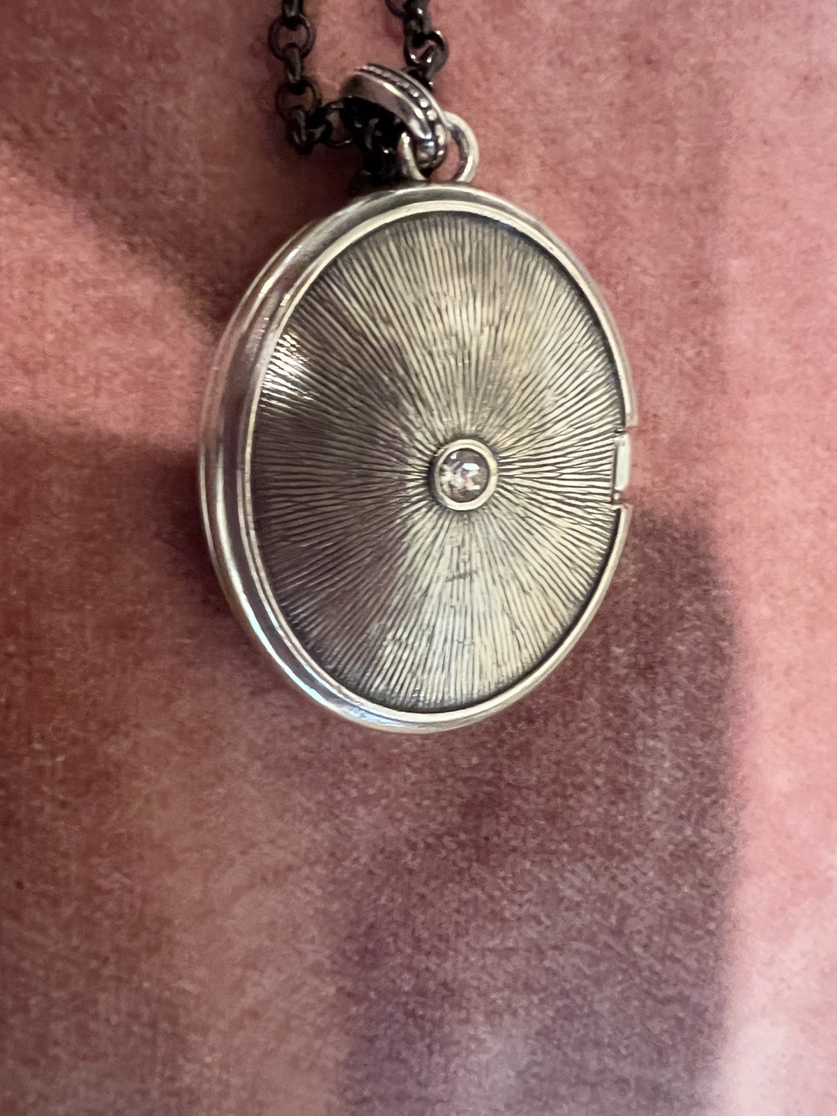 Brighton Necklace MONARCH DREAM Convertible Locket NWT List $138 Black Chain!