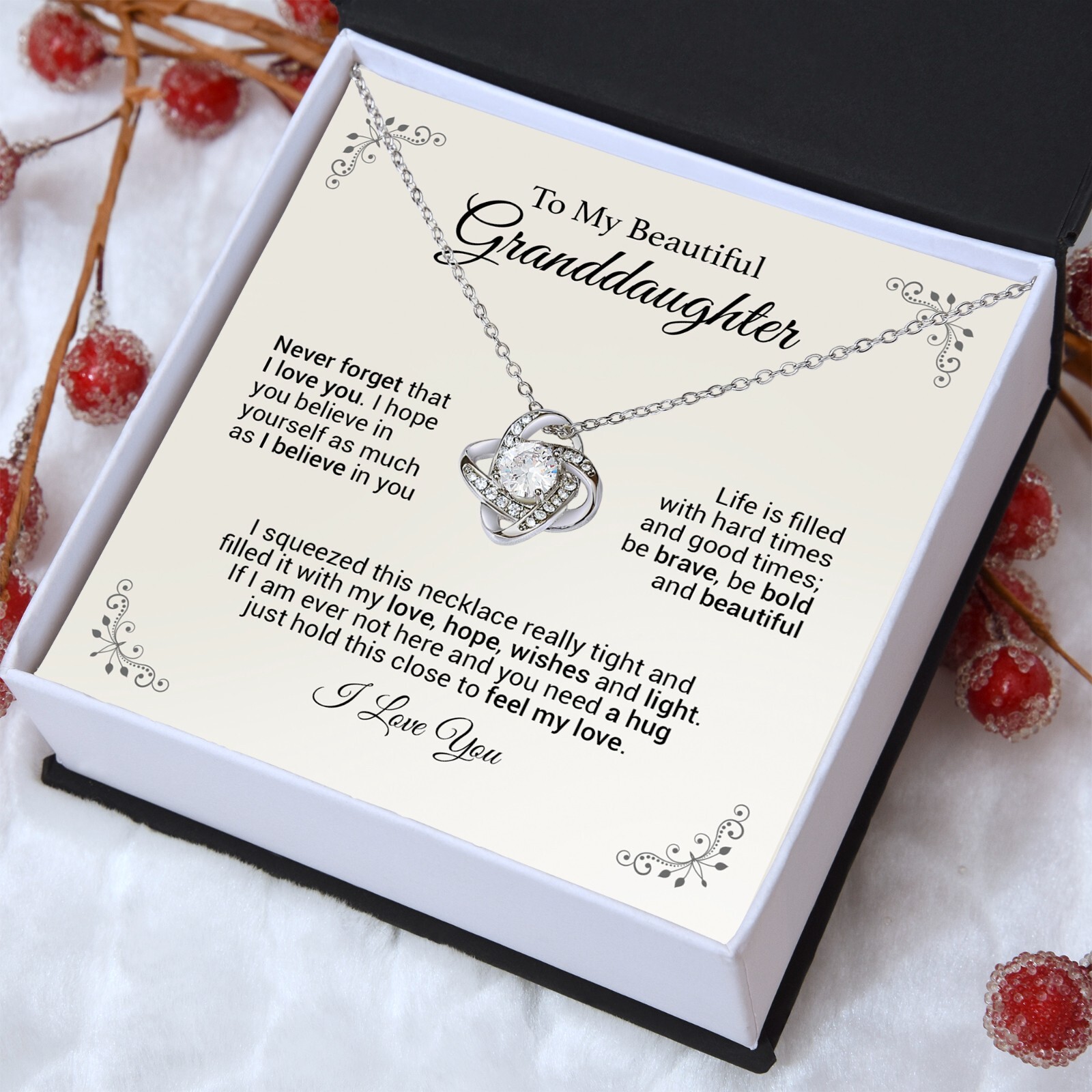 To My Granddaughter, Gift For Granddaughter, Granddaughter Gift from Grandma