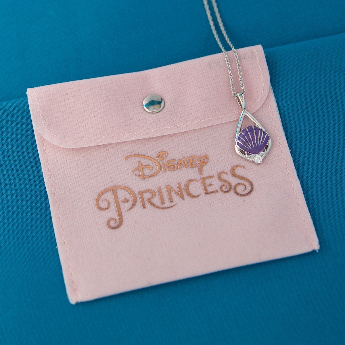 Disney X RockLove NEW ‘The Little Mermaid’ Ariel Keepsake Necklace in Silver