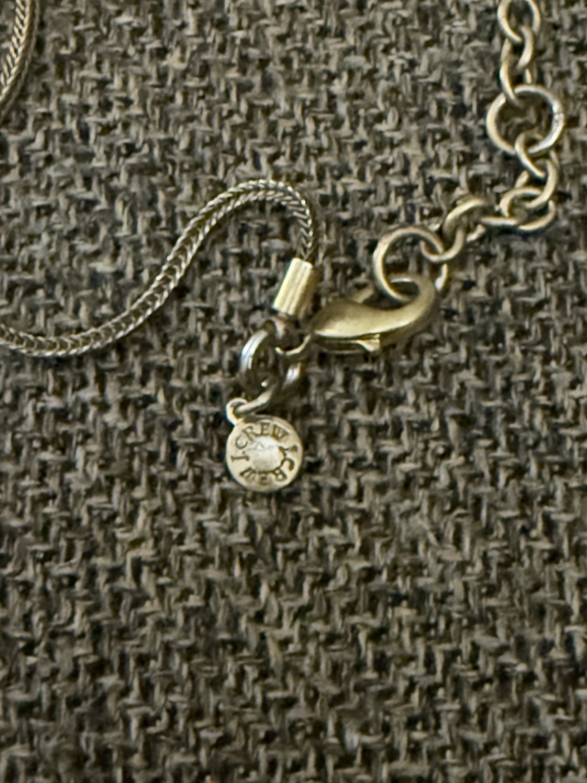 J.Crew Necklace Gold Tone Geometric Triangle Bib Statement Womens Jewelry 26″