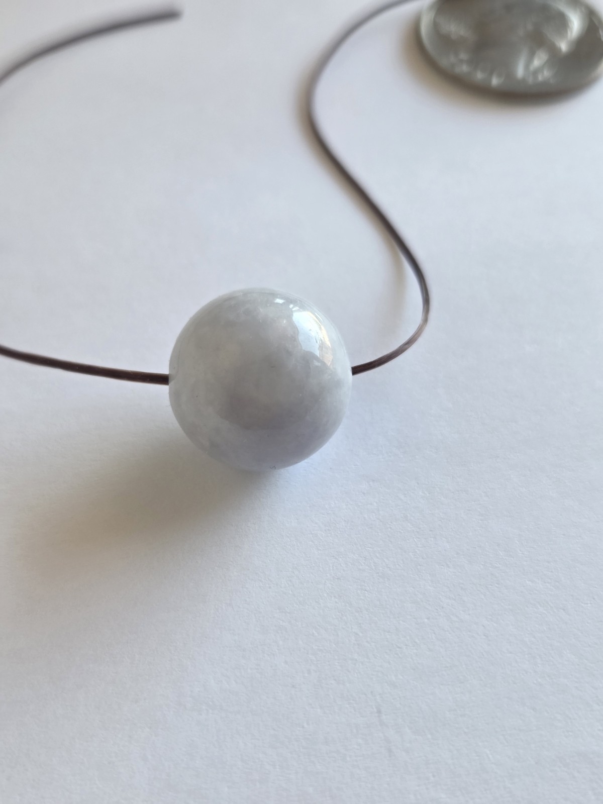 Natural Burmese Jadeite Jade Round Bead 16mm