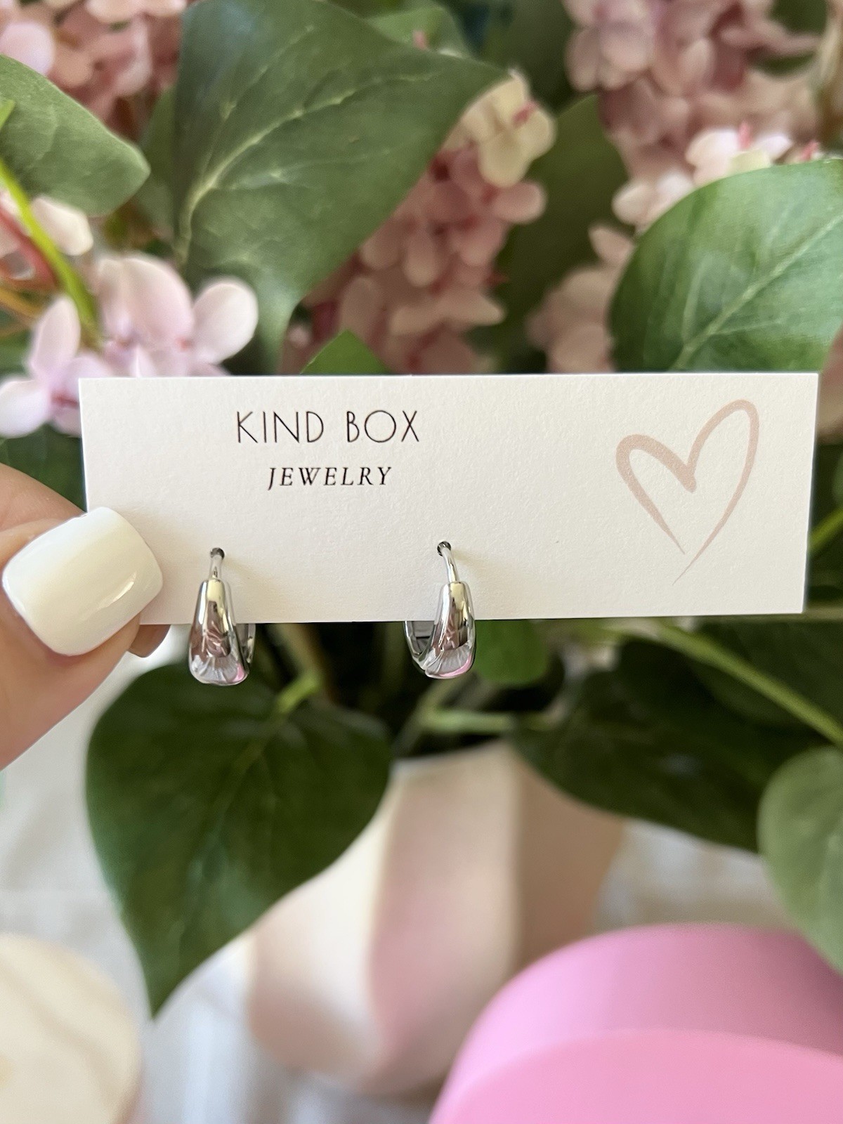 Silver Plated Hoop Earrings