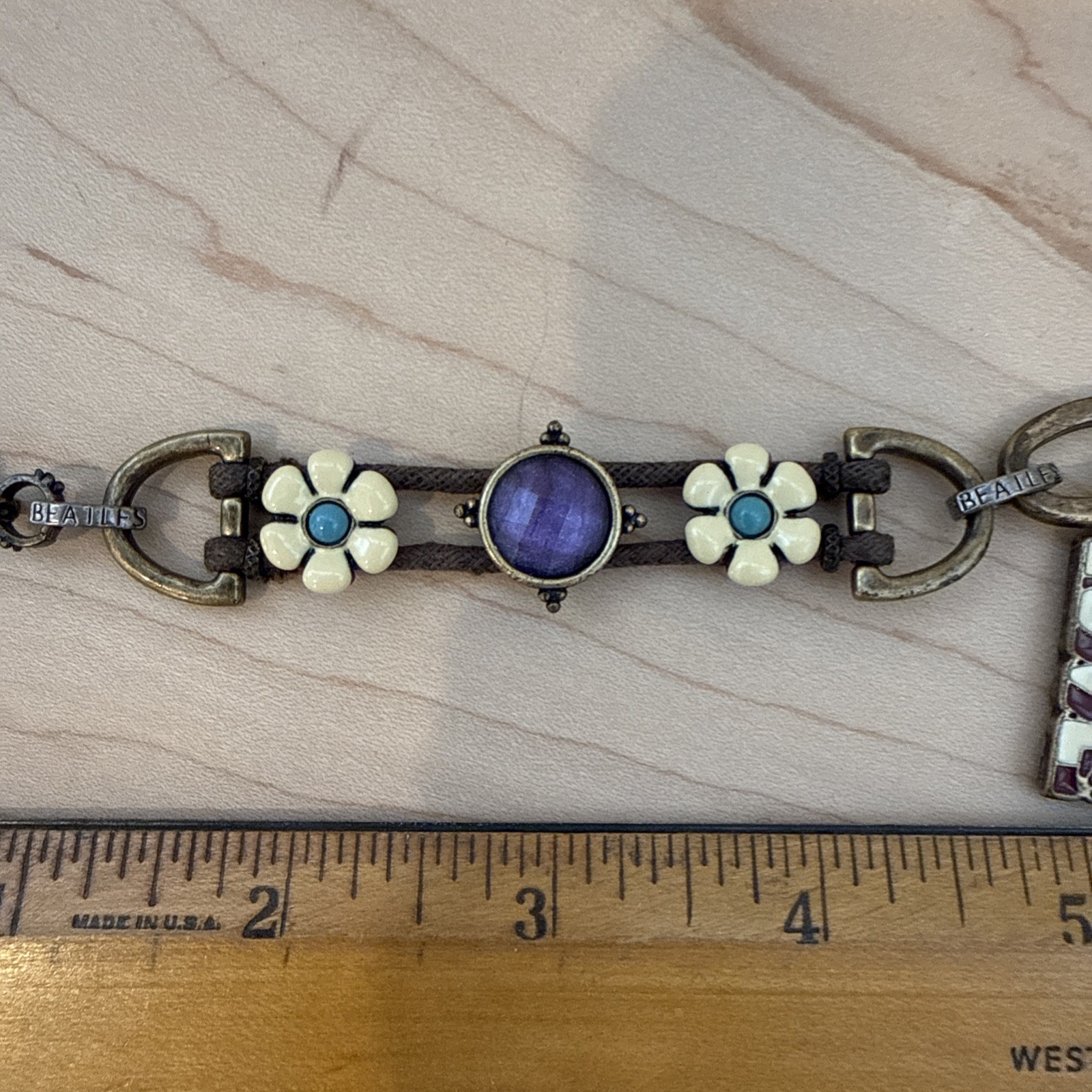 Lucky Brand BEATLES Penny Lane Bracelet RARE Love Collector Music Band
