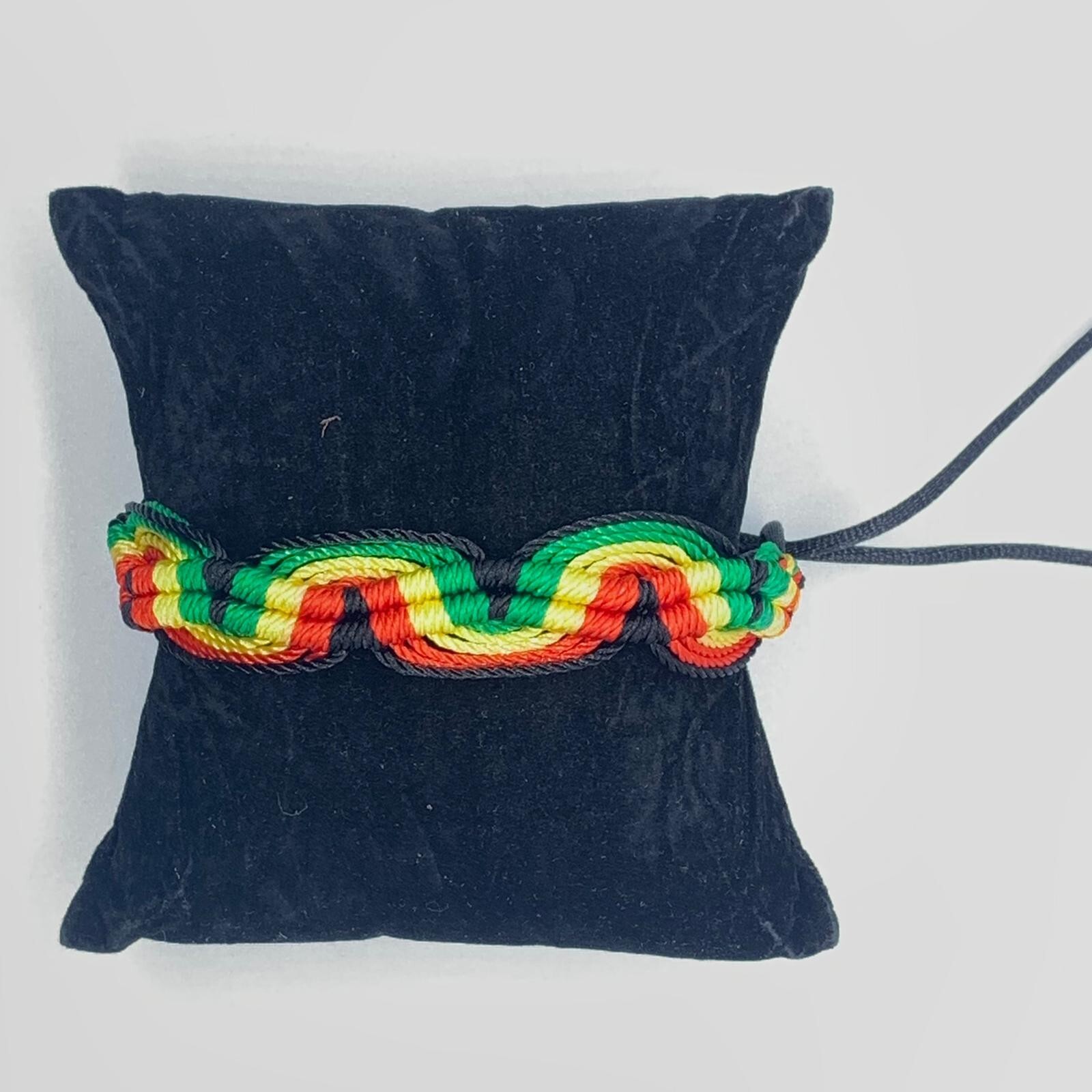 Leaf Rasta Hippie Braided Rope Handmade Macramé Cord Bracelets RASTAFARI 7-11in