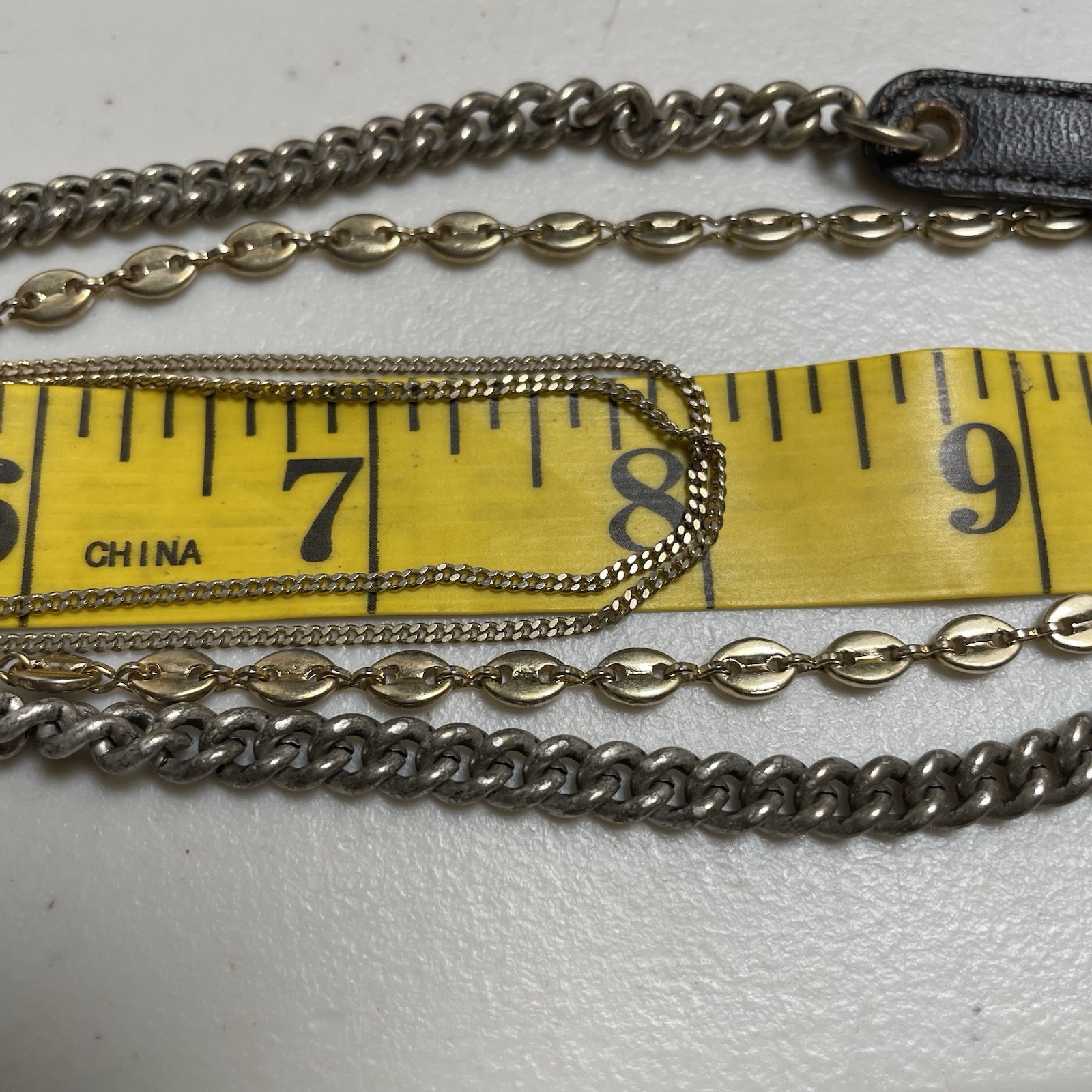 Juicy Couture Necklace Horse Shoe Stirrups Leather Gold Tone 3 Pieces Equestrian