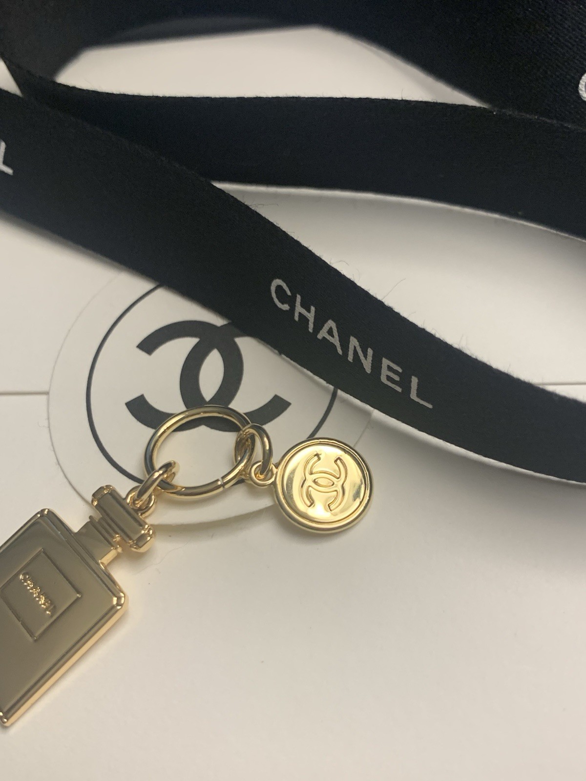CHANEL Beauty VIP Gift HOLIDAY Chanel Perfume CHARM Pendant 2023 Genuine Rare
