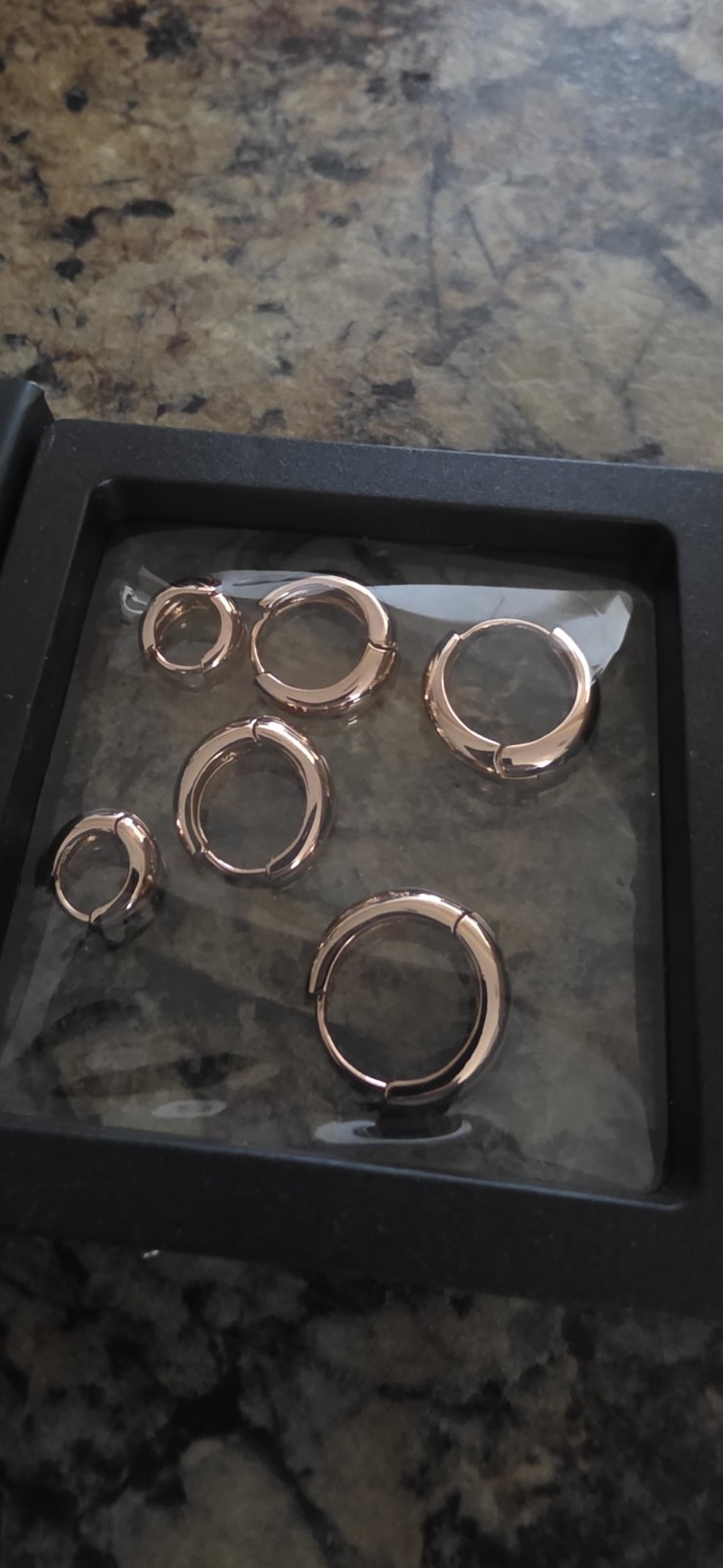 Gelbesty Earrings Set of 3 (Might Be 14k Gold Plated – See Screenshot In Images)