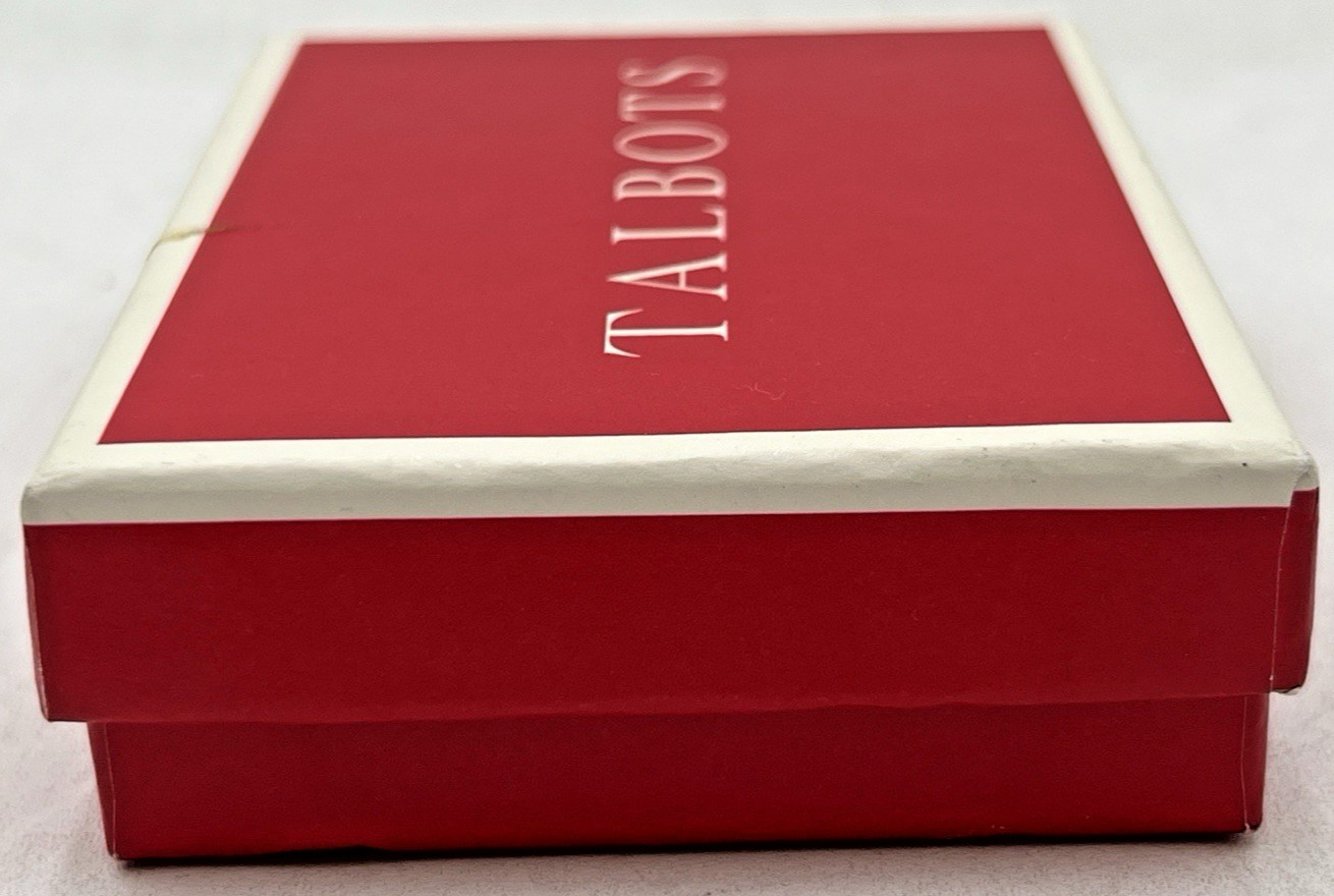 TALBOTS CORAL, PINK, WHITE GOLD TONE 31″+ NECKLACE & PIERCED 1.5″ DROP EARRINGS