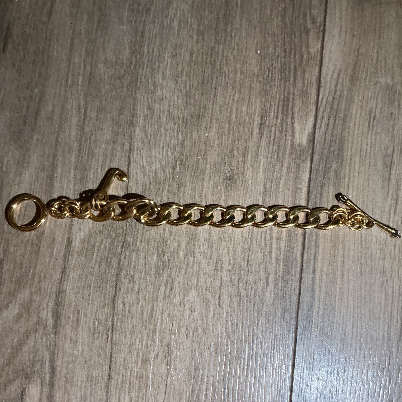 Juicy Couture Gold starter bracelet and rare dog carrier charm from early 2000s