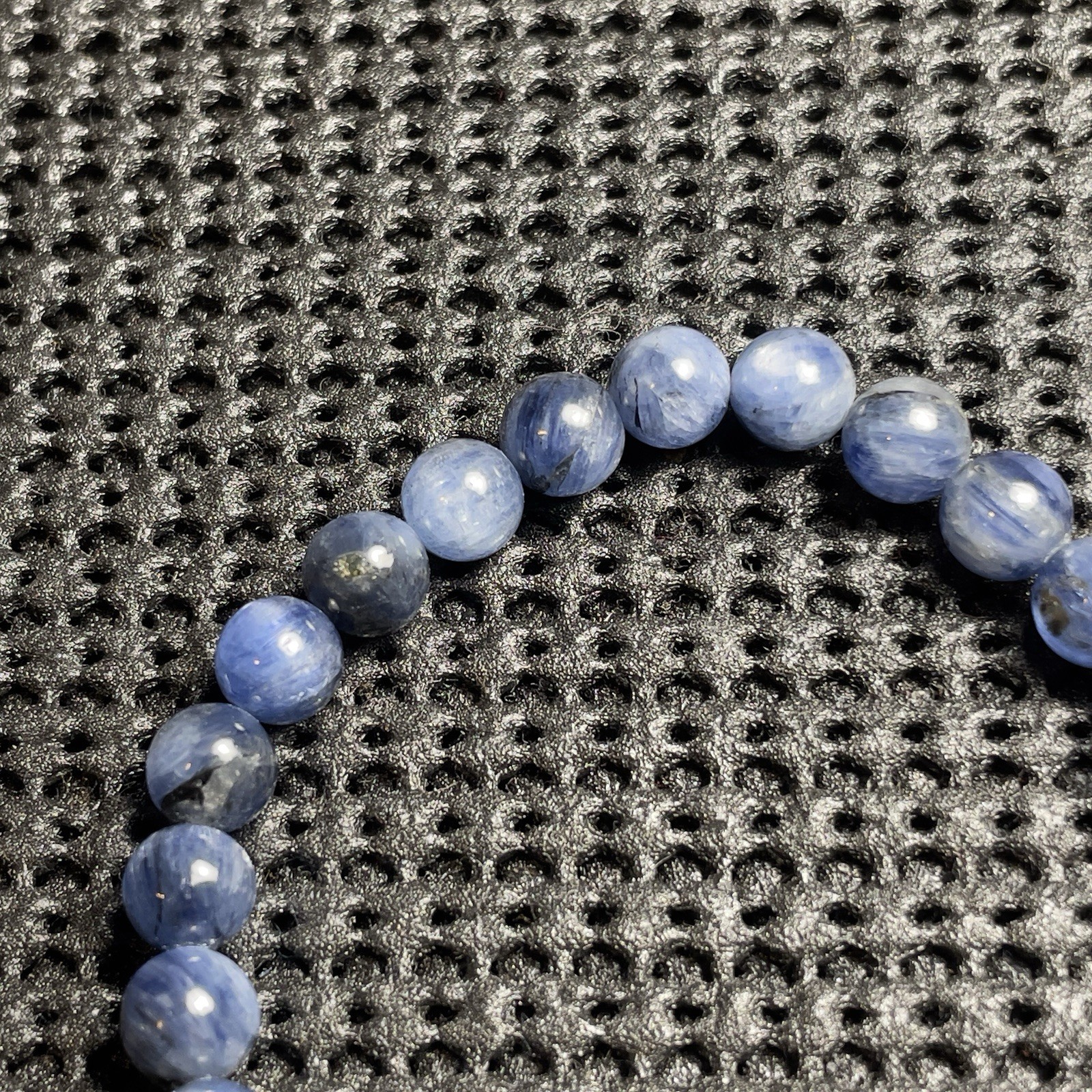 Natural Quality Devil Kyanite 6mm Minimalist Stretch Bracelet Men Women Gift