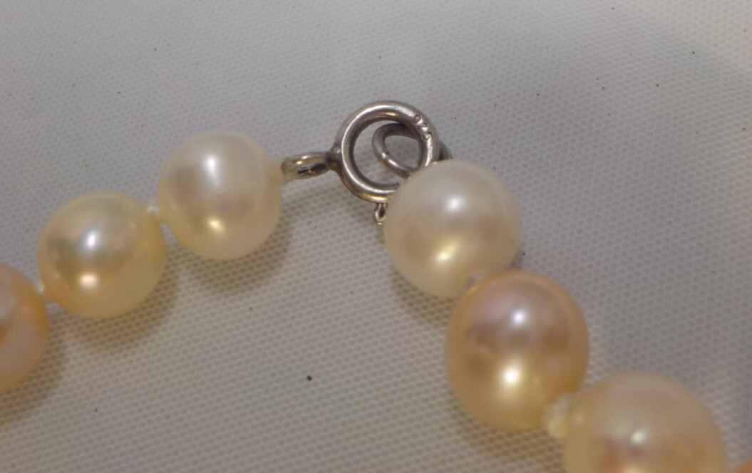 Pearl Necklace Jewelry with sterling silver 925 clasp