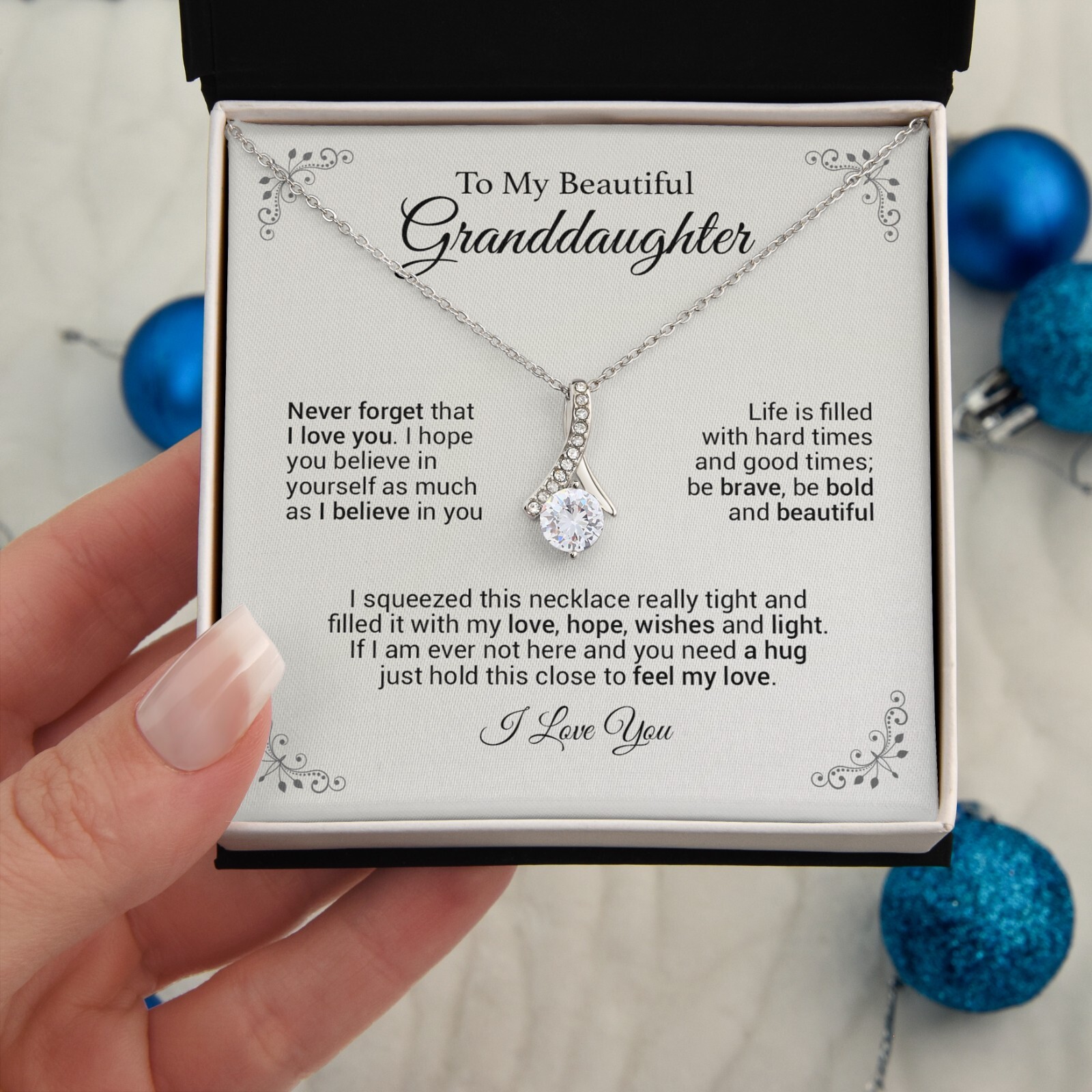 To My Granddaughter, Gift For Granddaughter, Granddaughter Gift from Grandma