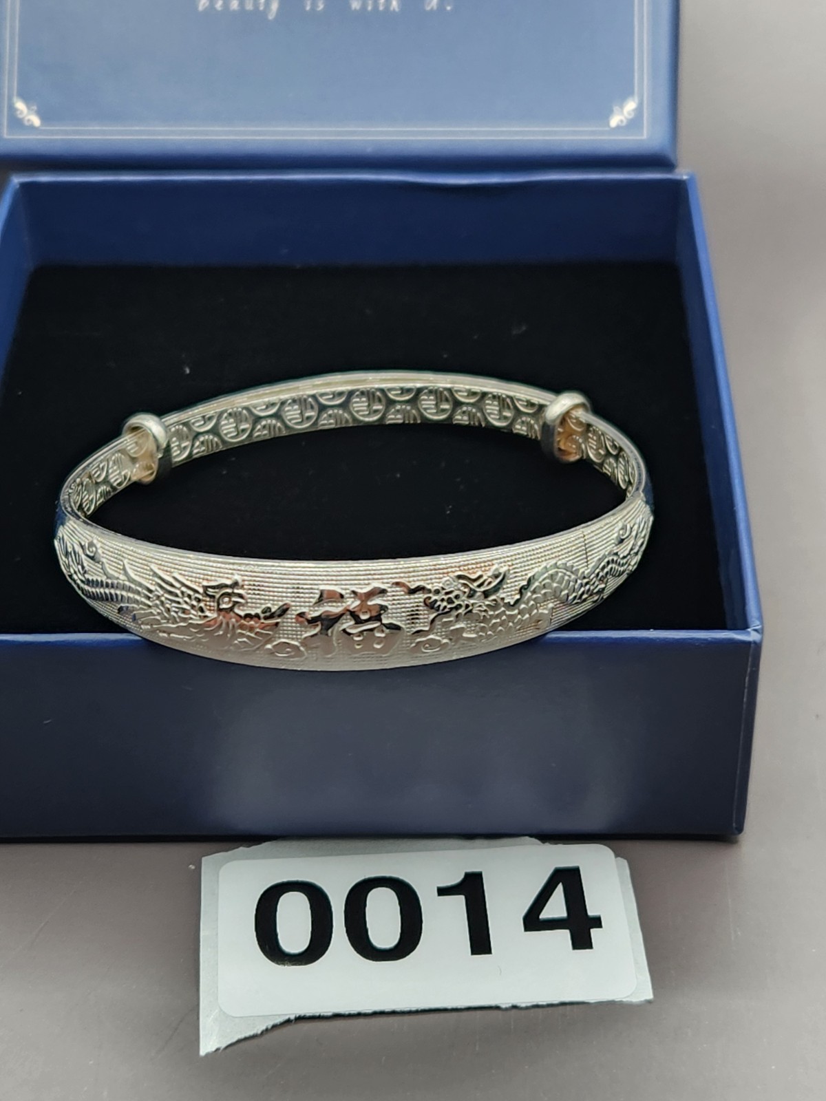 925 Silver Plated Adjustable Bangle Bracelet Women Fashion Jewelry
