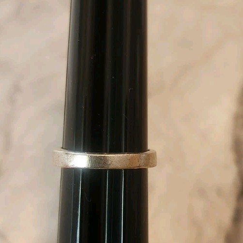 Ring ~ Red Stone ~ Silver? ~ Service Award ~ Size 6 ~ 6.25