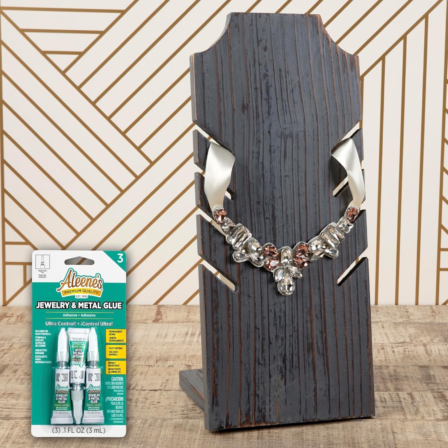 0.1oz Aleene’s Jewelry & Metal Glue – No-Run Formula, Ideal for Crafts & Repairs
