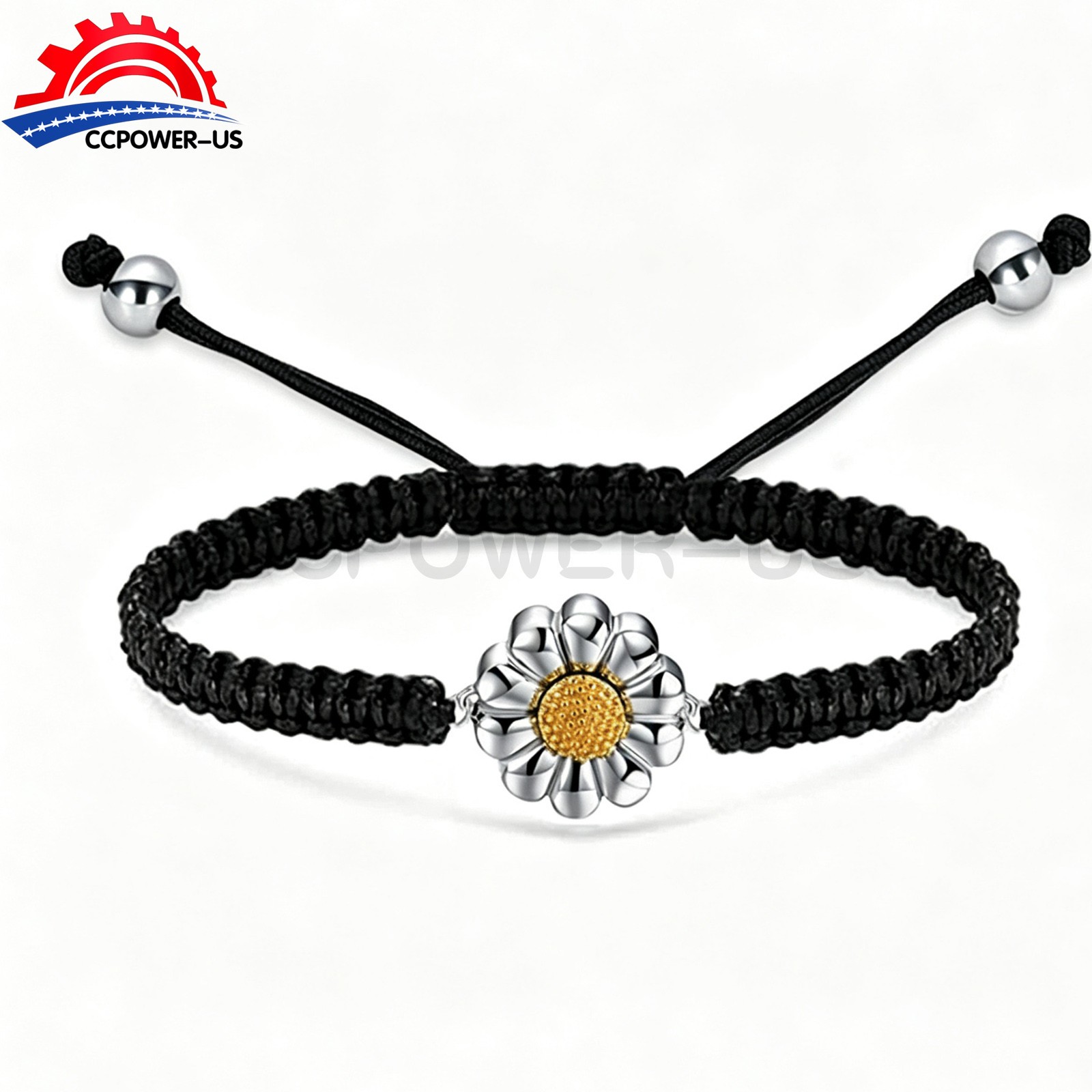 6″ Sunflower Charm Memorial Adjustable Bracelet Urn Perfume Bottle With Tool
