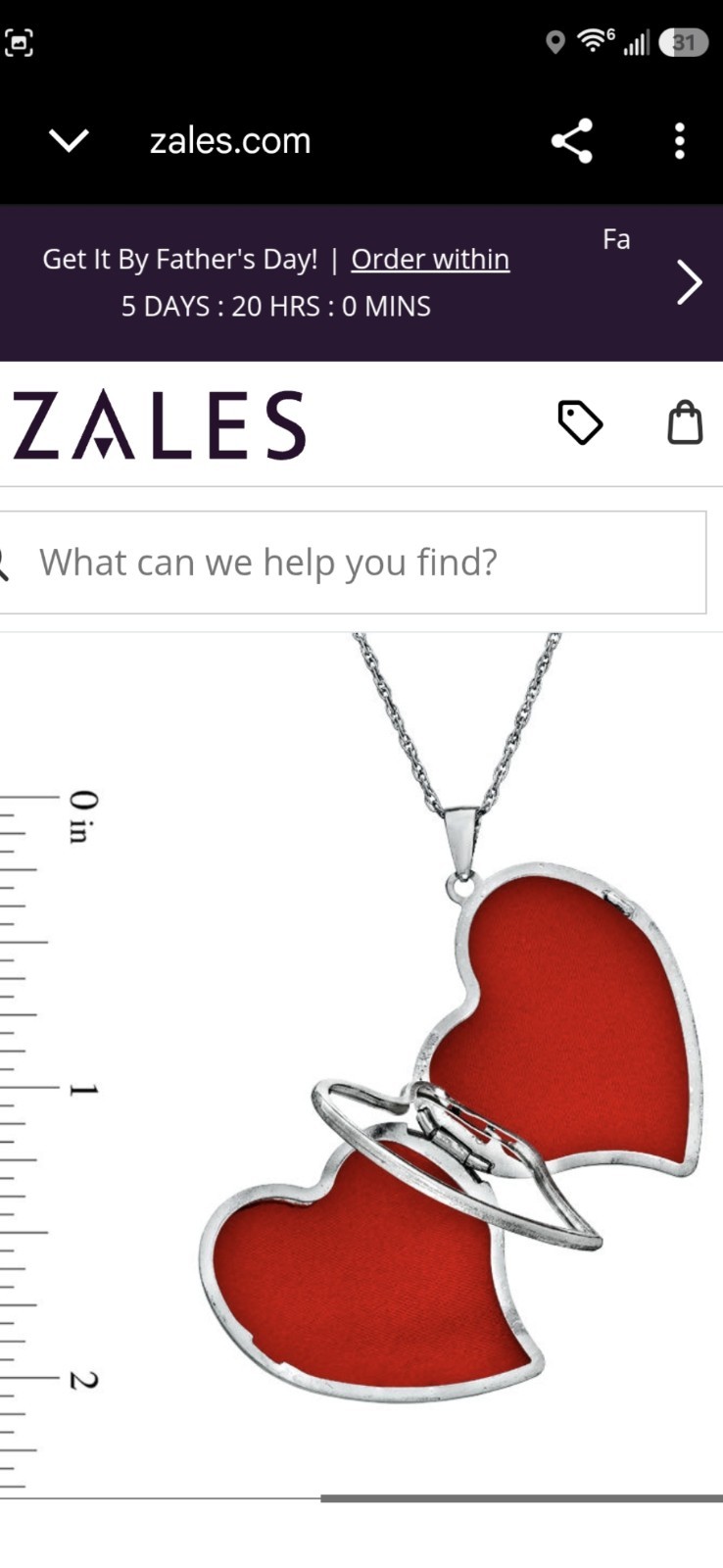 Zales 925 Sterling Silver Heart Photo Locket Pendant Necklace Engraved Signed
