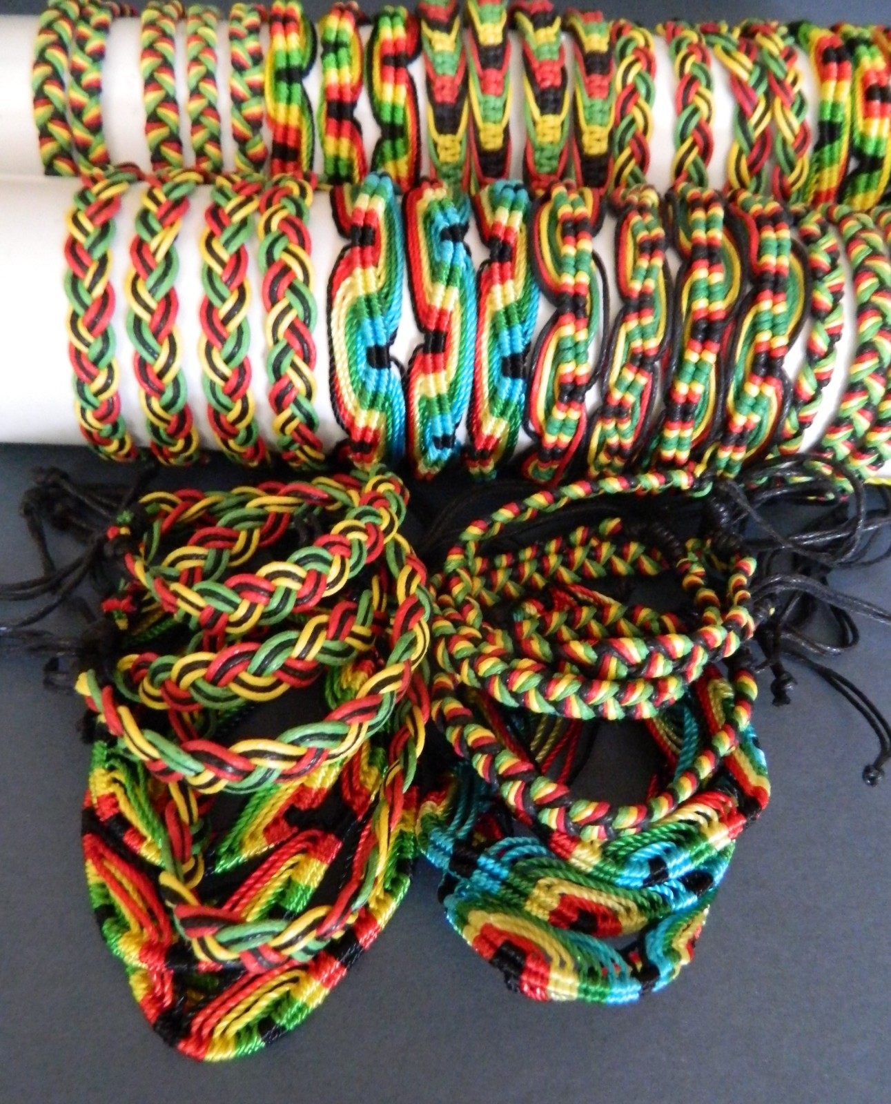 Rasta Bracelets Friendship Bracelet 5 to 30pcs Jamaica Reggae Wholesale