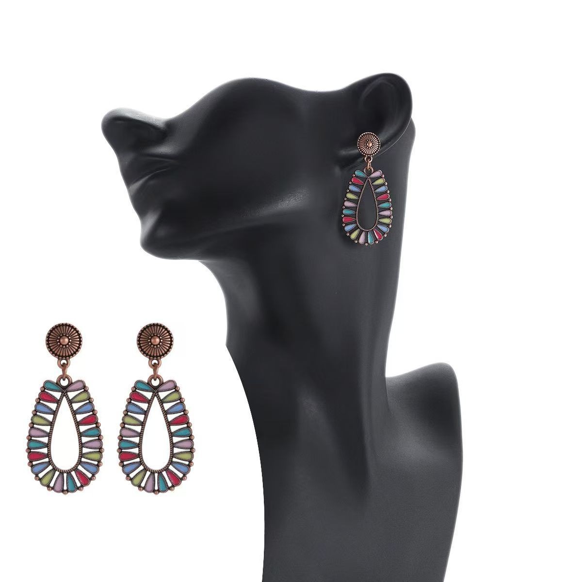 Charming Chinese earrings, super fairy and Western style, niche design, earrings