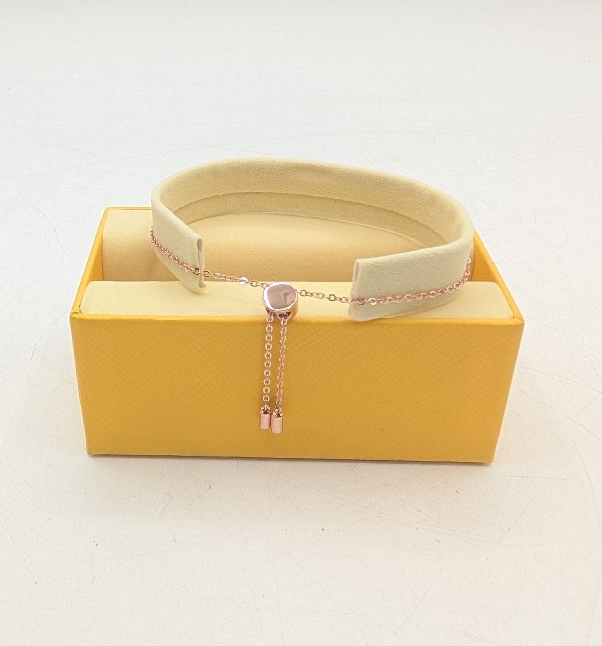 Swarovski One Heart Bracelet Pink Crystal Rose Gold 9.5in