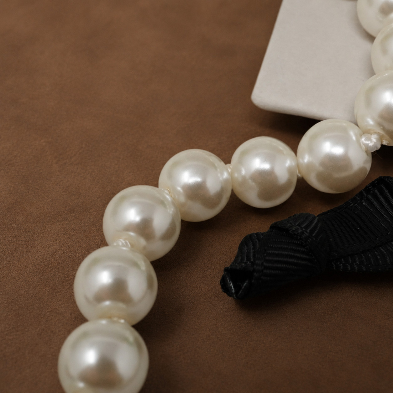 Vivienne Westwood Necklace Single Row Pearl Large Silver Orb Pendant With Box