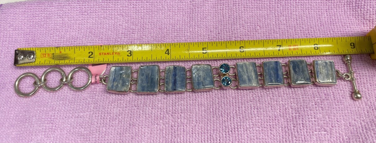 CHARLES ALBERT KYANITE BRACELET, SILVER 925 (ECP021758)