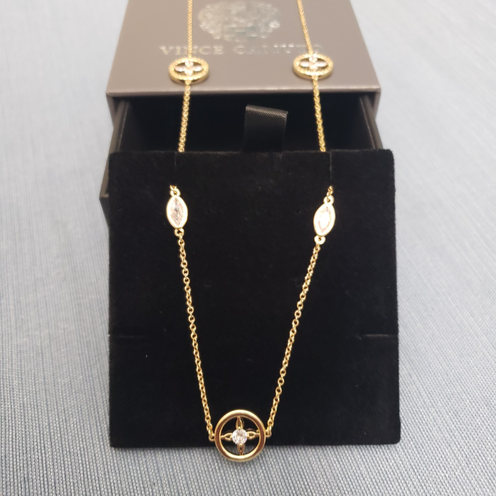 Vince Camuto Golden Collection Necklace & Bracelet Set