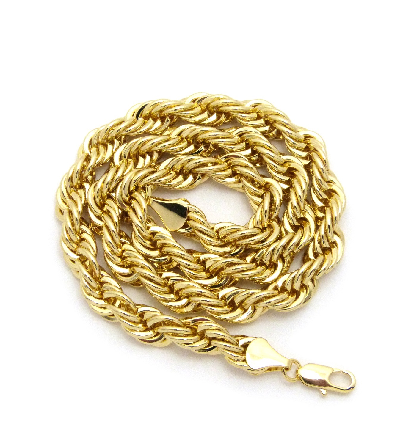 New Hip Hop Rope Chain – 10mm & 22″&26″ Rope Chain Hip Hop Necklace – RC2421G