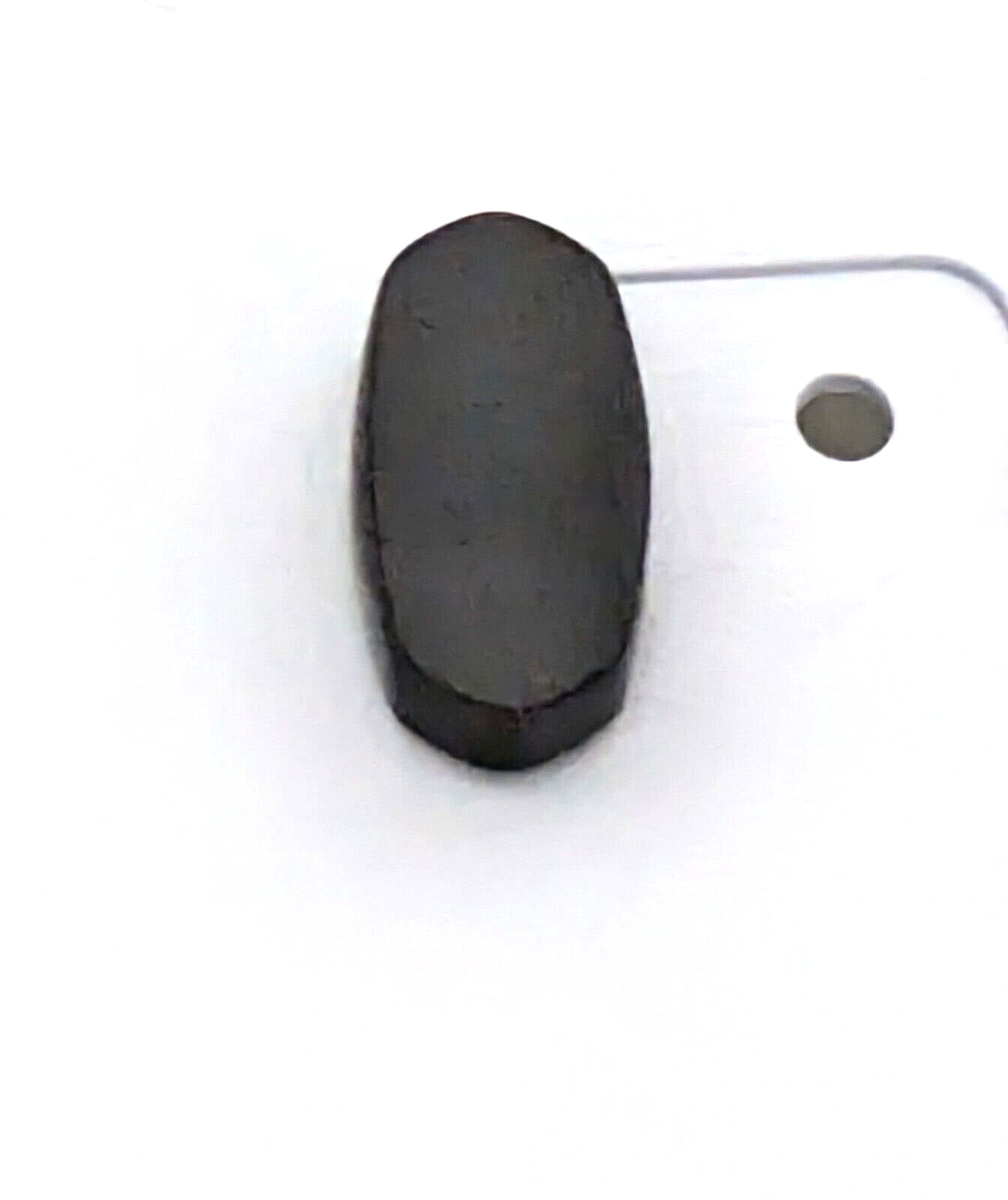 Kendra Scott Barrett Black Gunmetal Plated Brass Oval Stud Earrings