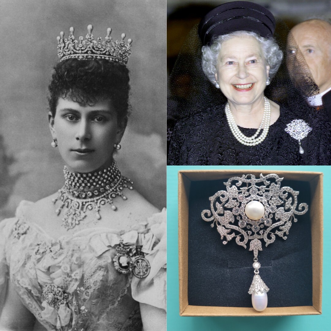 Queen Mary’s Victorian Richmond brooch, Queen Elizabeth II, Royal, replica,gift