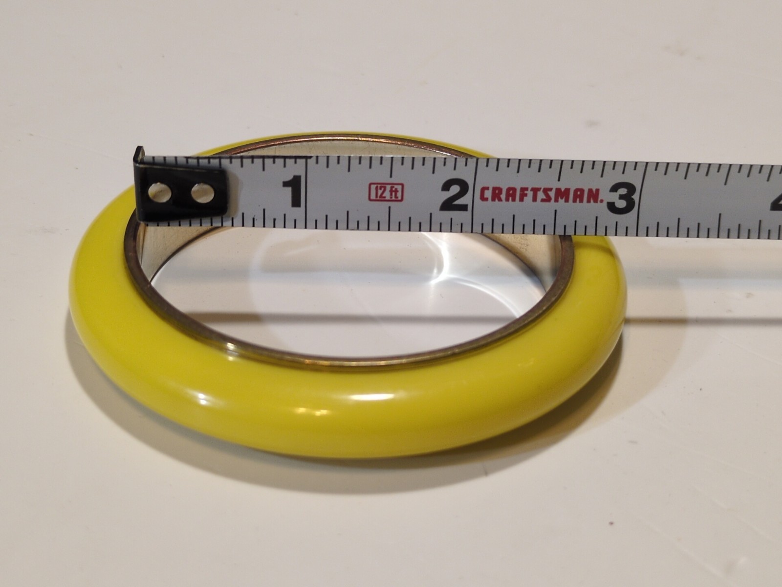 Banana Republic Yellow Bangle Acrylic Metal