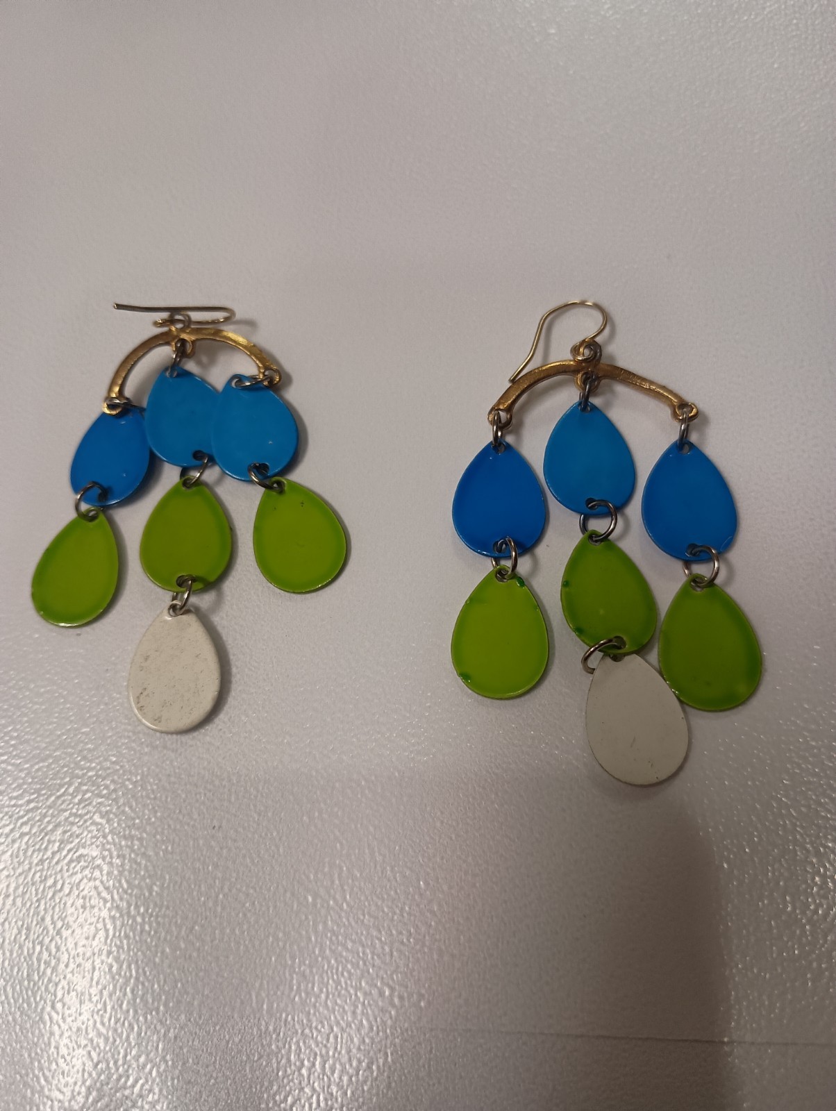 Women’s Green/Blue Dangling Earrings