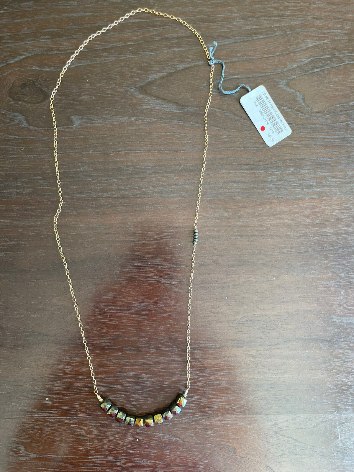 Studio Suzan LD M60 On The Rocks Gold Stone Necklace BNWT